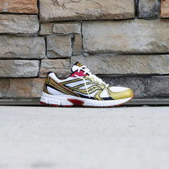 Mens Saucony Ride Millennium (White/Gold)