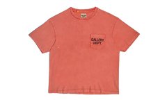 Vintage Pocket Tee "Sun Wash Red" GD021