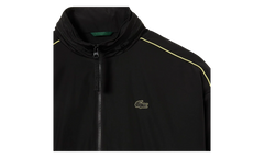 Contrast Water Resistant Zipped Taffeta Jacket "Black / Yellow" BH1607 6TV