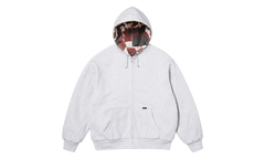 Reversible Work Zip Up Hooded Sweatshirt "FW25 - Heather Grey" SU26974