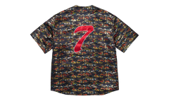 Floral Jacquard Jersey "SS26 - Navy" SU27412