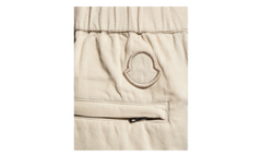 Elasticated-Waist Corduroy Trousers "White" MON05