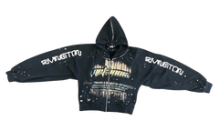 Radical Paper Rose Zip Hoodie "Mechanic Black" RDCL HD08 MECH