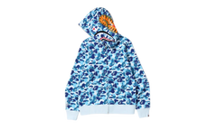 ABC Camo Shark Full Zip Hoodie "Blue" 0ZXSWM00915XO
