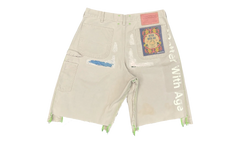Repair Double-Wide Carpenter Shorts "Beige" BWA114