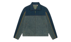 Levi's Cotton Fleur De-Lis Denim Track Jacket "Light Wash" DT513