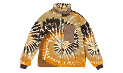 Tie Dye Polar Track Jacket "Orange And Black" PS22MKF014_666