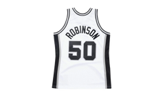 NBA David Robinson Authentic Jersey "1998 San Antonio Spurs - White" AJY4EL18028 SASWHIT98DRB