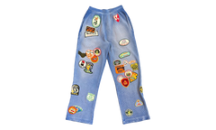 Gentlemen'S Waffle Sweatpants "Blue" BWA88