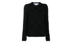 Solid Color Fringe Sweater WMNS "Black" GP N015 051 BLAC