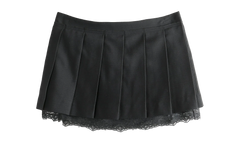 Mini Pleated Skirt WMNS "Black" FN WN SKIR000906 BLACK