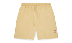 Drawstring Monogram Shorts "Yellow" MPF25 TR 287 01