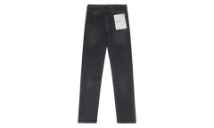 Double Dip Coated Straight Leg Denim "Black" P005 DDCV125