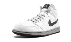 Air Jordan 1 Mid "White/Cement" 554724 115