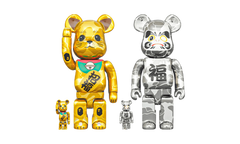 BAPE Maneki Neko & Daruma 100% & 400% "Gold & Silver Plated" MEDI3056