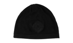 Waffle Cross Beanie Hat "Black" CHRM0785