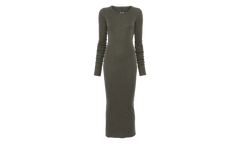 Abito Rib Long-Sleeve Dress WMNS "Bosco" RP02E4546 RJR 25