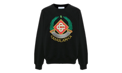 Casa Crest Embroidered Sweatshirt Black "Black" MF24 JTP 001 03 BLAC
