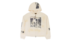 Flashlight Zip Up Hoodie "Cream" BC25SSHA07 WHIT
