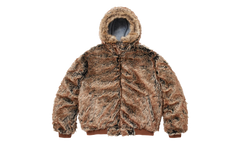 Reversible Faux Fur Hooded Work Jacket "SS26 - Denim" SU27009