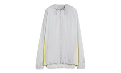 ZIPPED NYLON HOODIE WITH HOOD "Grey" RU HO0031 5783 P24 163