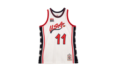 NBA Karl Malone Authentic Jersey "1996 USA Dream Team - White" AJY4CP20042 USAWHIT96KMA