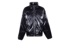 Ripstop Nylon Puffer Jacket "Metallic Black" 202HO258181F