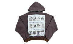 Patchwork Vain Pullover Hoodie "Brown" OSTG SAVAN NQ2R