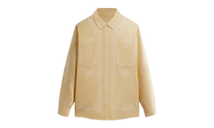 Raw Hem Denim Apollo Shirt "Yellow" KHM031811 795