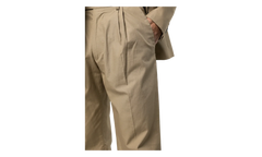 Single Pleat Relaxed Trouser "Brown" MPR001 210