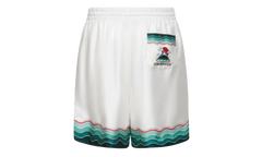 Montagne Ondulee Silk Shorts "White" MPF25 TR 012 03