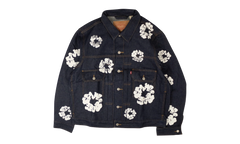 All Over Wreath Jacket "Blue" 802_0005_30