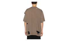 Distressed Graphic T-Shirt "Taupe" 651795 TKVB8 0718