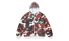 Reversible Work Zip Up Hooded Sweatshirt "FW25 - Heather Grey" SU26974