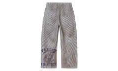 Pinstripe Work Pants "White / Black" VBKB9X80
