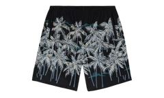 Allover Palms Swimshort "Black / Off White" PMFA005S22FAB0081003