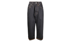 Wide Leg Baby Jeans "Black" VAQ10P003