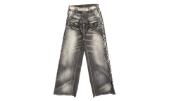 Graffiti Denim Jeans "Black" HSR217
