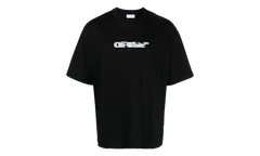 Blurred Logo T-Shirt "Black / White" OMAA120F23JER0021001