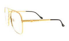 Axel 24KT Two-Tone "Yellow Gold / Clear" MPAX2 0002 28C4