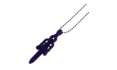 Silichrome Dagger Necklace "Purple" CHRM1029