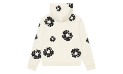 Black Cotton Wreath Hoodie "Oatmeal" DT353