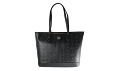 Medium Liz Shopper in Visetos "Black" MWPGSLR02BK001
