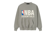 NBA SPORTS FIT CREWNECK SWEATSHIRT "CONCRETE HEATHER" 192NB256502F