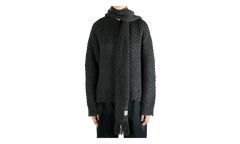 Knit Scarf "Dark Grey Melange" S52HL0049 M13132 855M