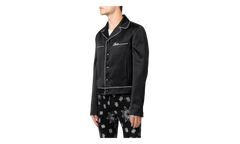 Long-Sleeve Pajama Jacket "Black" MSL004 001