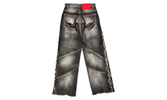 Graffiti Denim Jeans "Black" HSR217