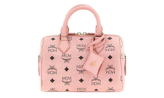 Small Ella Boston Bag in Visetos "Soft Pink" MWBFAEA03PZ001