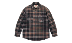 True Religion Quilted Lined Plaid Flannel "FW25 - Black" SU27089