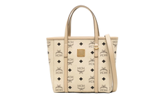 Mini Toni Shopper in Visetos "Beige / Black" MWPAATN04I8001